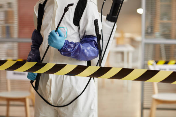 Professional Biohazard Cleanup technician working in Wenonah, NJ